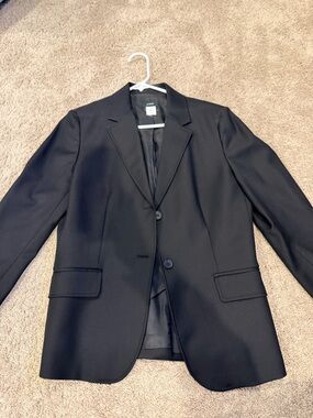 J. Crew Women's Black Two-Button Blazer